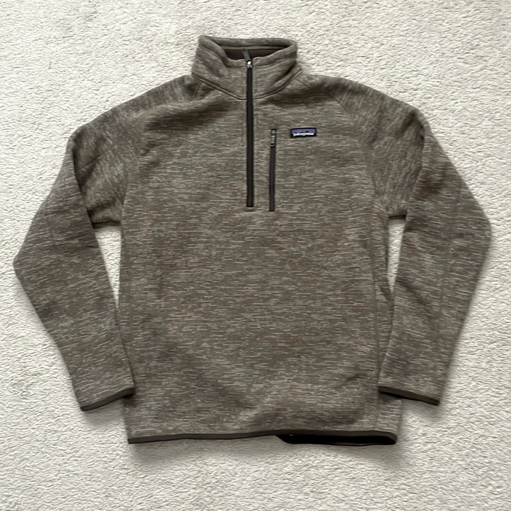 Brown Patagonia Better Sweater Quarter 1/4 Zip